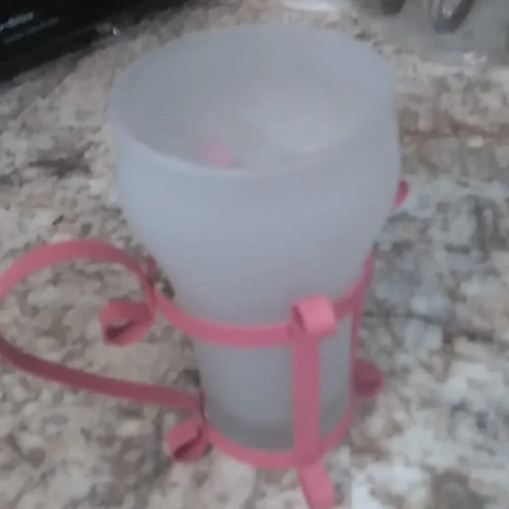 Set of Four Frosted Soda Glasses